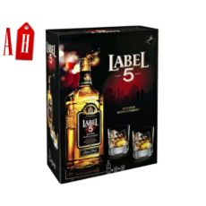 LABEL 5 WHISKY 0,7 KRT+2 SZKL